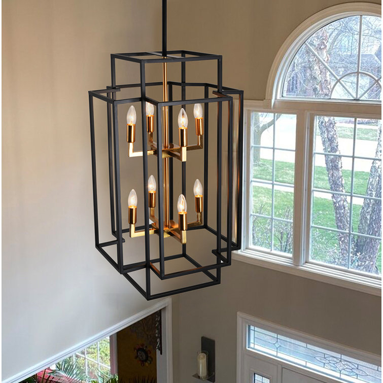 Square foyer hot sale light